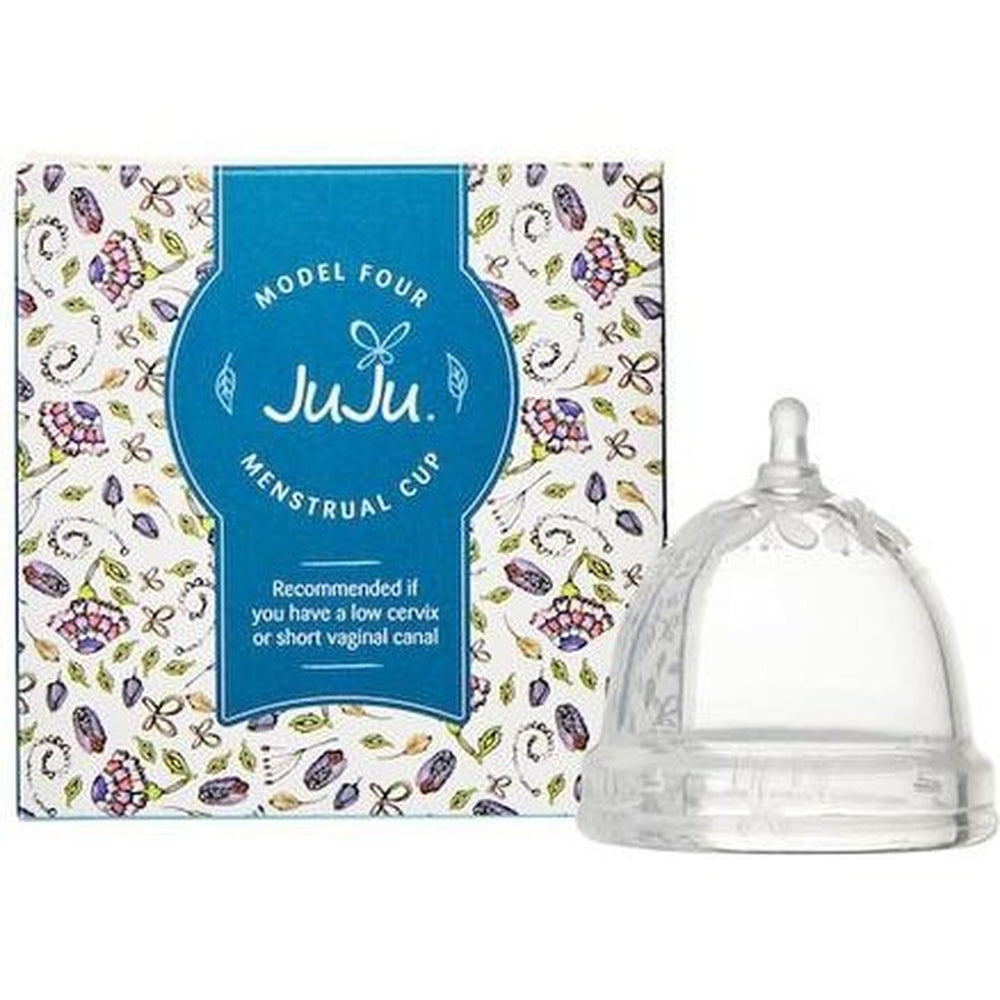 Clear Model Four JuJu Menstrual Cup 