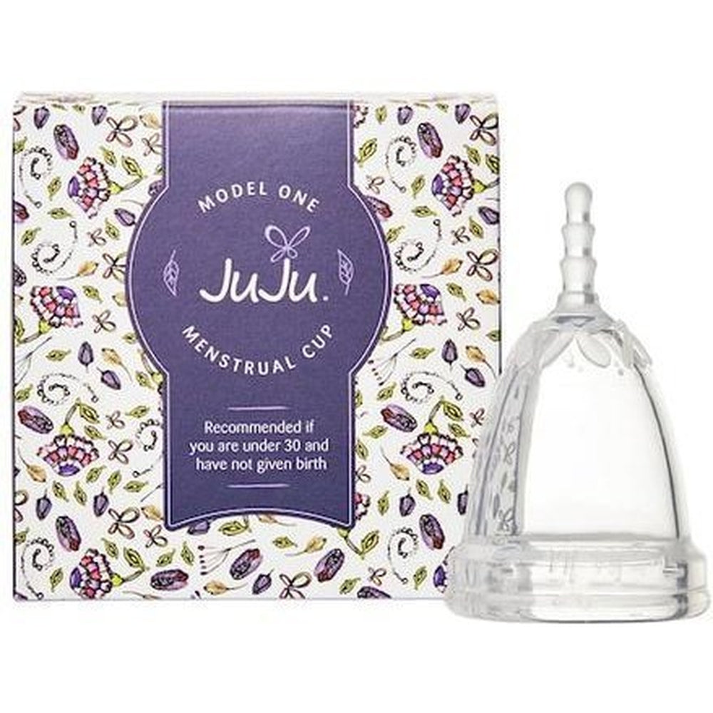 Clear Model One JuJu Menstrual Cup 