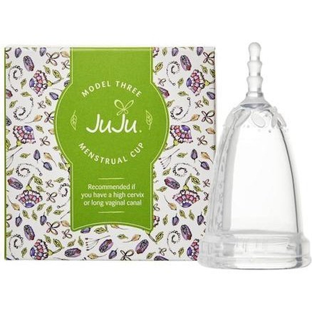 Clear Model Three JuJu Menstrual Cup 