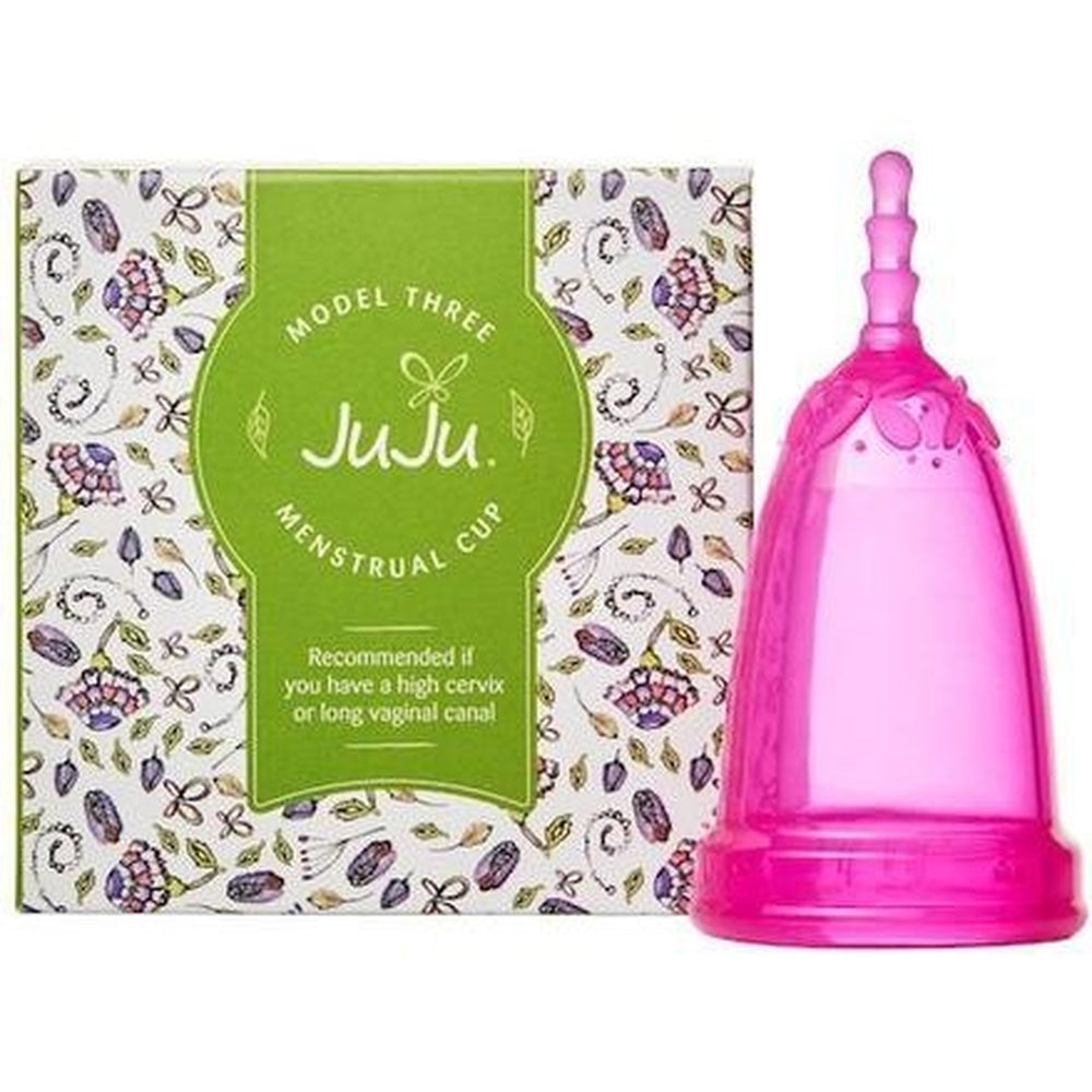 Pink Model Three JuJu Menstrual Cup 