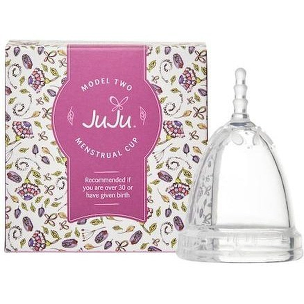 Clear Model Two JuJu Menstrual Cup 