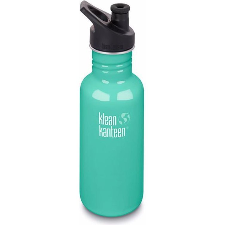 Klean Kanteen Classic 532ml (18Oz) - Sports Cap Drink Bottles Sea Crest