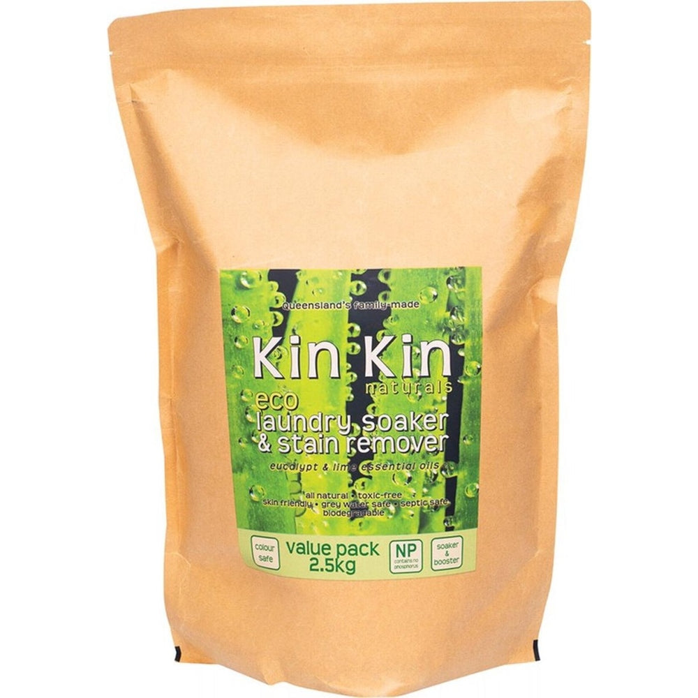 Kin Kin Laundry Soaker and Stain Remover Powder in 2.5kg Bag, Urban Revolution.