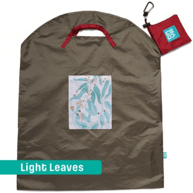 Onya Shopping Bags - Large Olive / Light Leaves