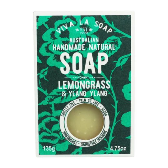 Viva La Body Australian Handmade Natural Soap Bar -  Lemongrass &amp; Ylang Ylang