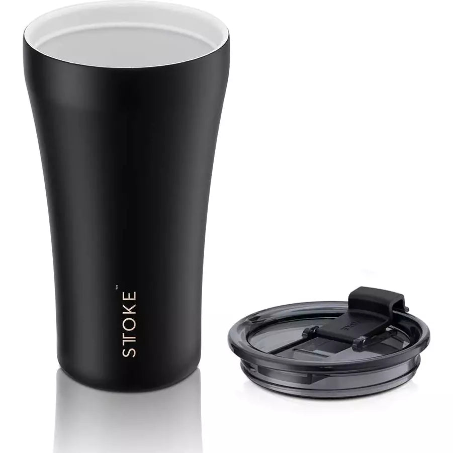 Sttoke Shatterproof Ceramic 12oz Cup - Luxe Black
