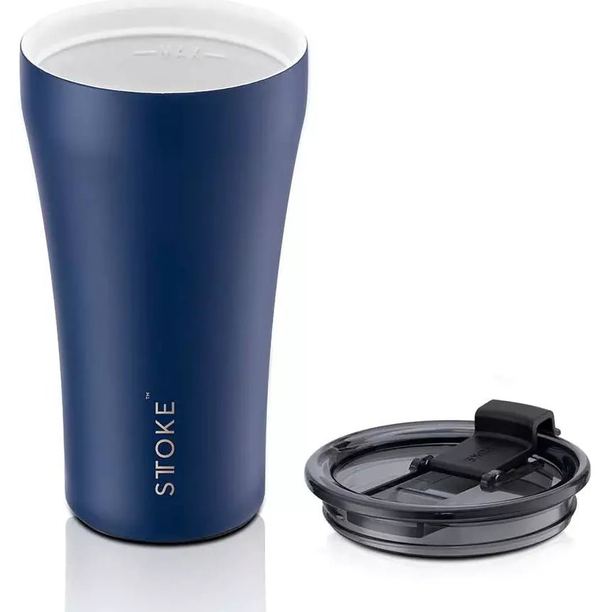 Sttoke Shatterproof Ceramic 12oz Cup - Magnetic Blue