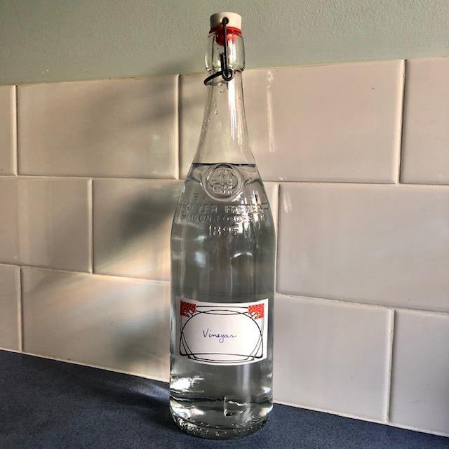 A Refillable Bottle of Vinegar