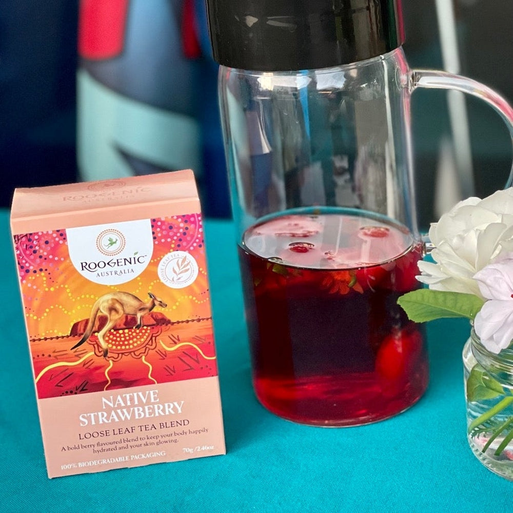 native strawberry loose leaf tea