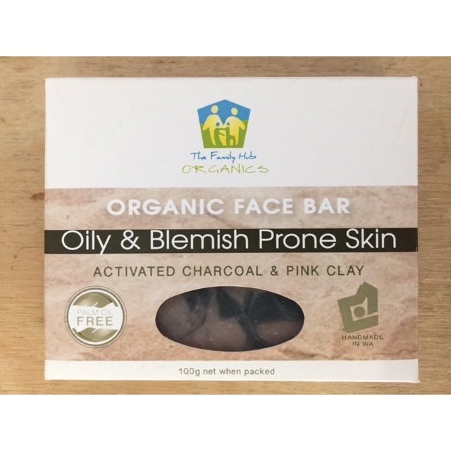 Organic Face Bar - Oily and Blemish Prone Skin - The Family Hub