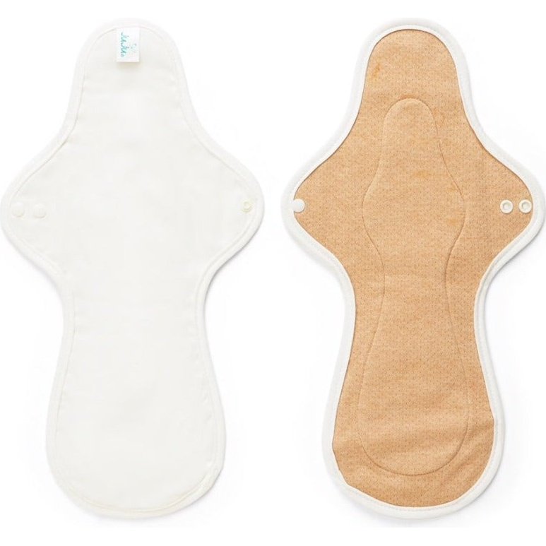 Washable Menstrual Pads in Organic Cotton, from JuJu- Night Pad without Packaging