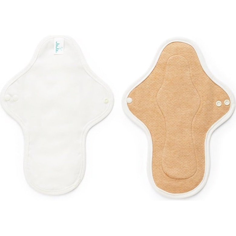Washable Menstrual Pads in Organic Cotton, from JuJu- Regular Pad without Packaging