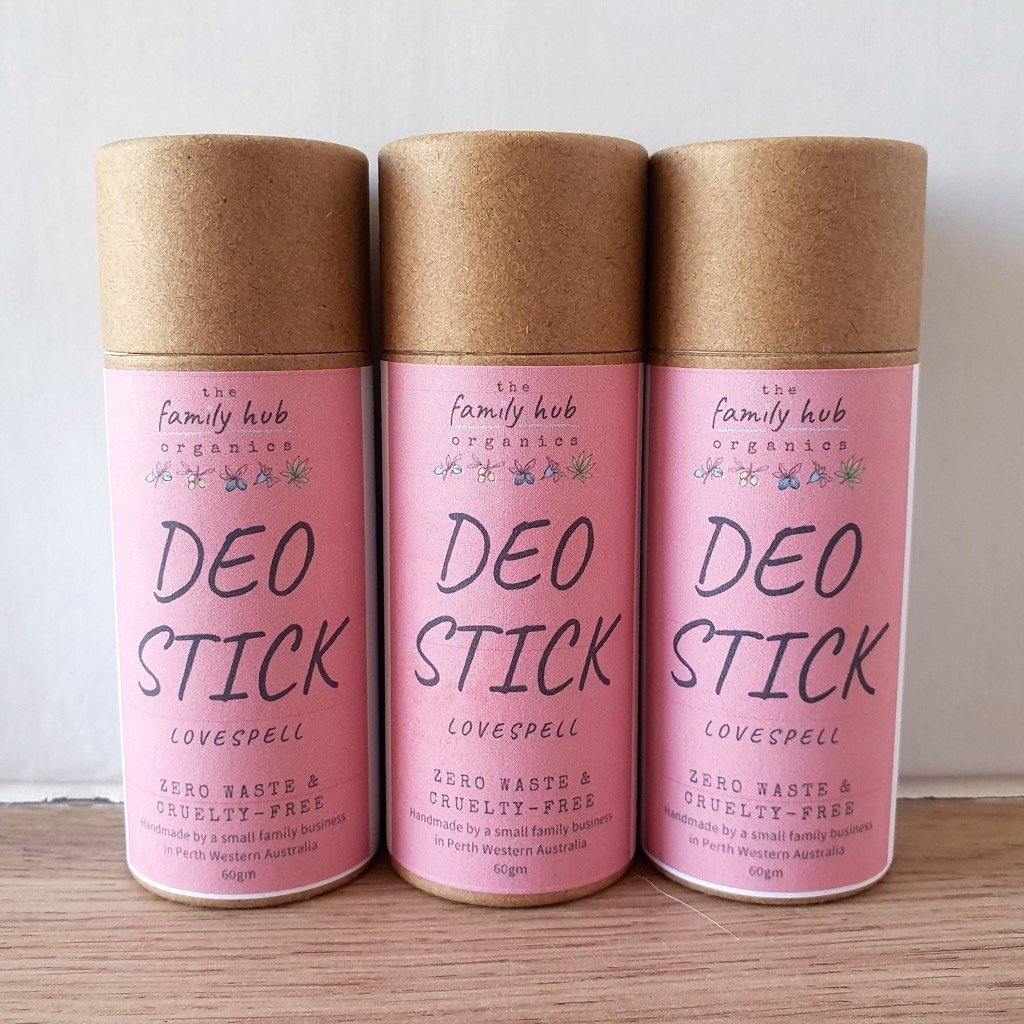 Three Tubes of Deo Stick from The Family Hub in Lovespell