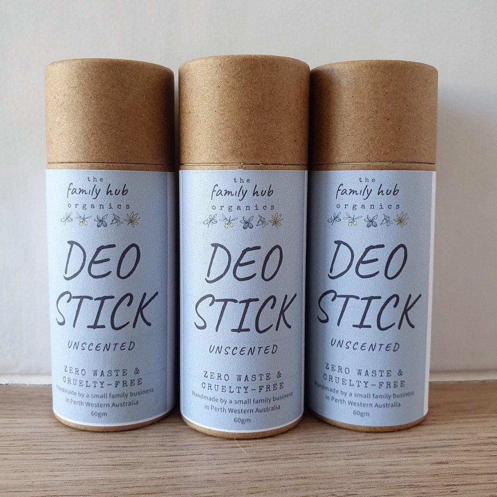 Three Tubes of Deo Stick from The Family Hub in Tubes