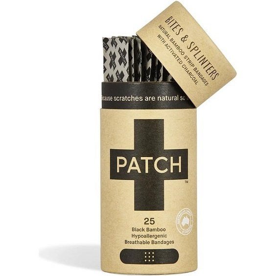 Patch Adhesive Strips - Tube of 25 (Activated Charcoal)