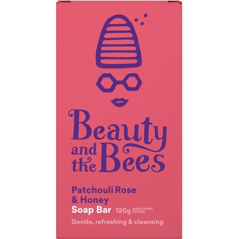 Beauty &amp; the Bees Patchouli, Rose &amp; Honey Soap Bar, Urban Revolution.