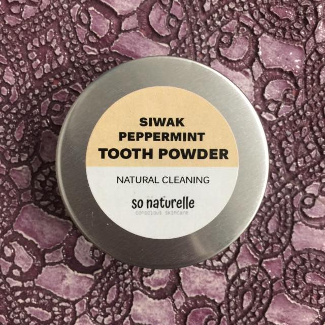 Miswak Peppermint Tooth Powder 25g - Tin