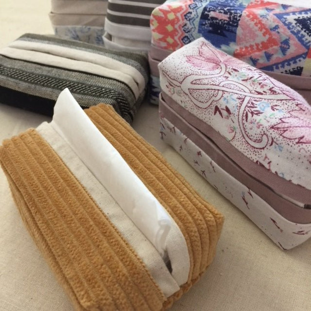 Travel Tissue Pack Made From Upcycled Fabric With Who Gives A Crap Tissues
