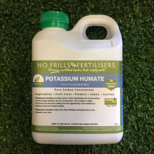 No Frills Potassium Humate - Fertile Soil Using Carbon