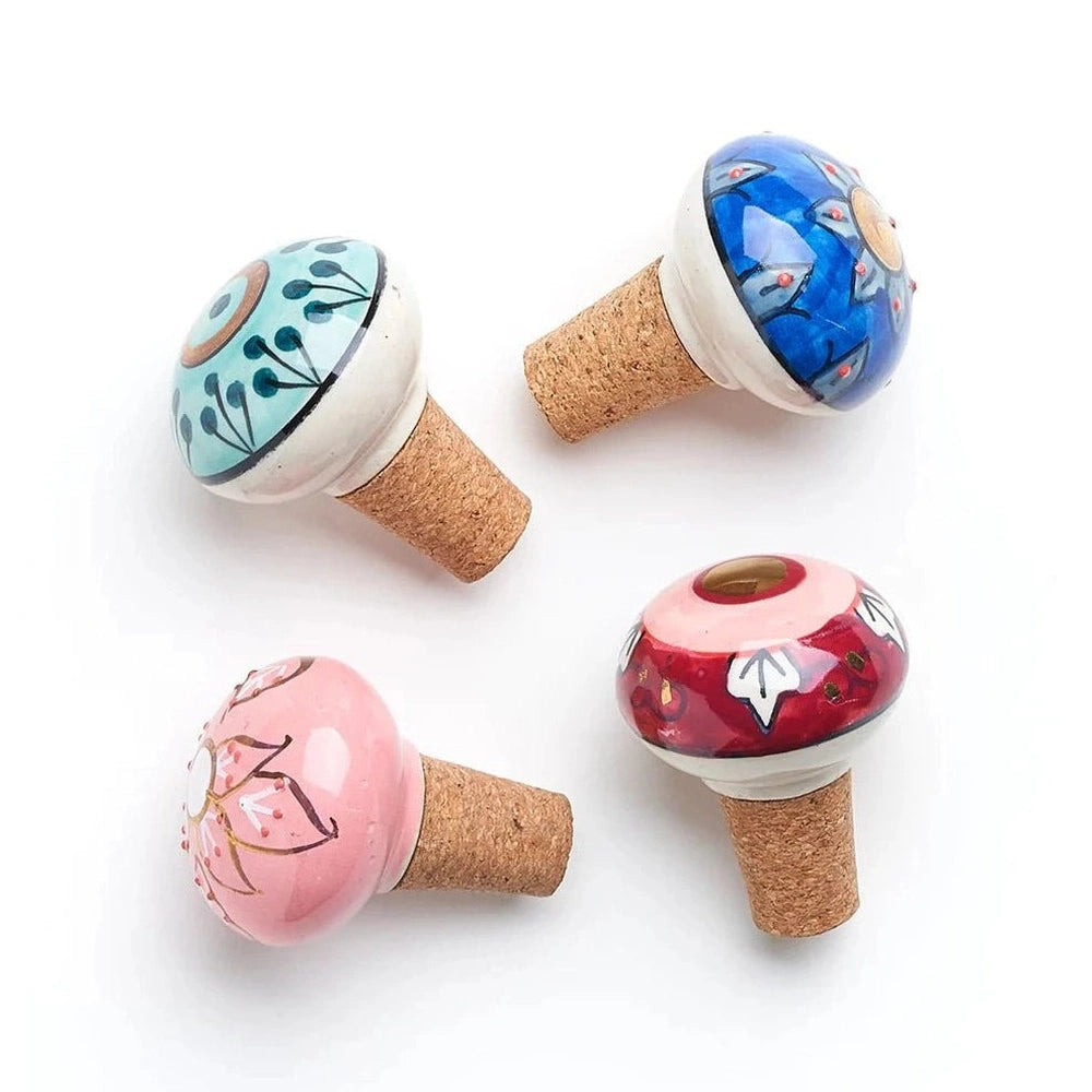 Fair Trade Ceramic and Cork Bottle Stoppers, Urban Revolution.