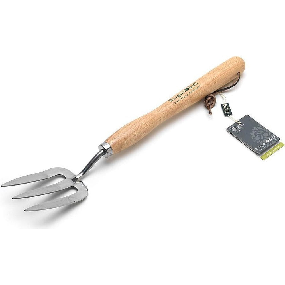 Stainless Steel Mid Handled Fork by Burgon &amp; Ball