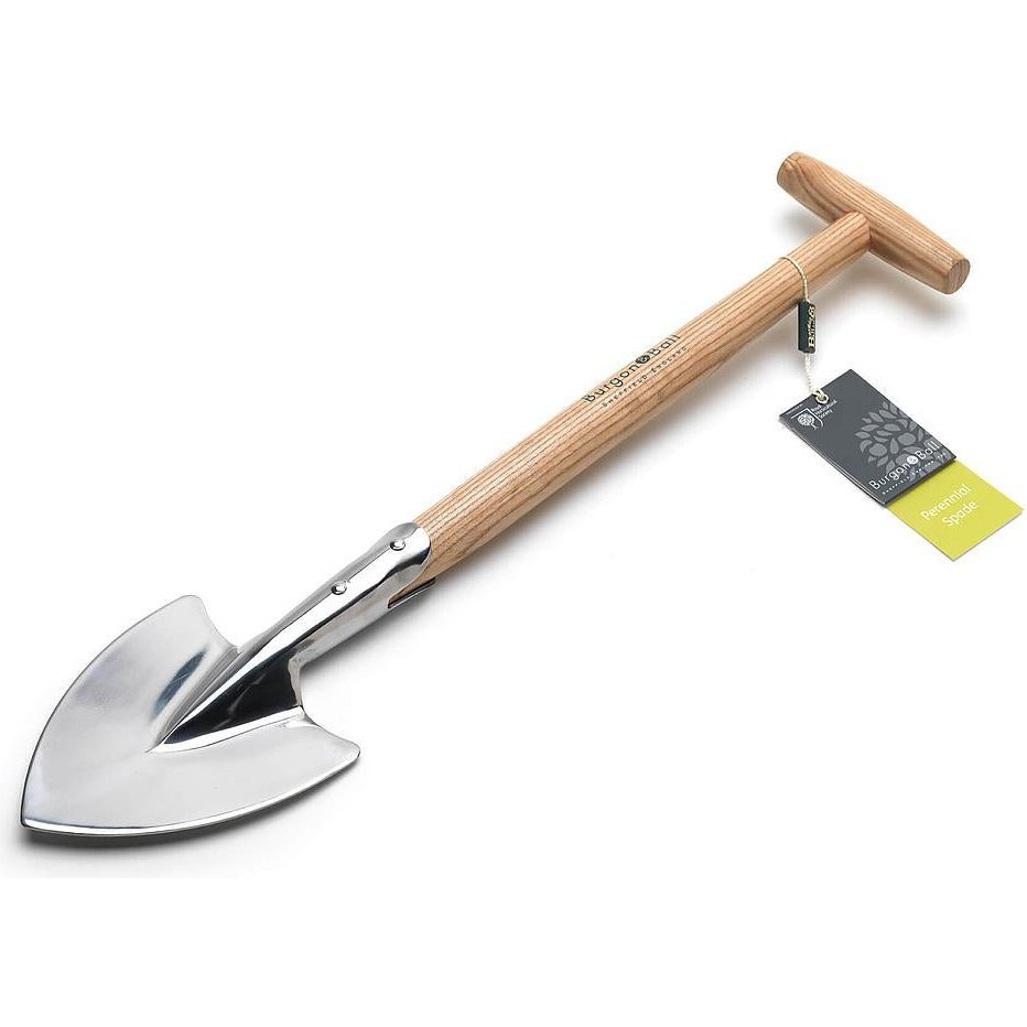 Stainless Steel Perennial Spade by Burgon &amp; Ball