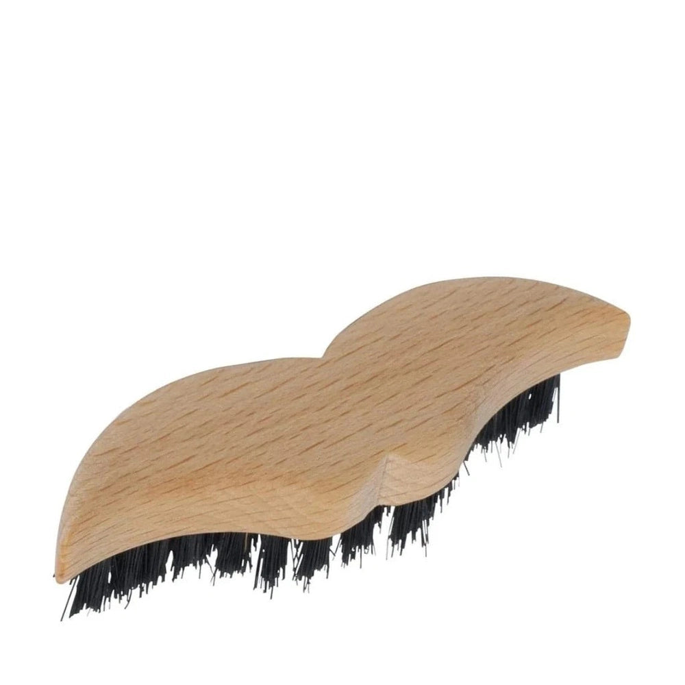 Moustache Shaped Beard Brush from Redecker