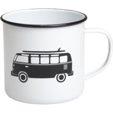 The Classic Enamel Mug from RetroKitchen -  Kombi Van Design