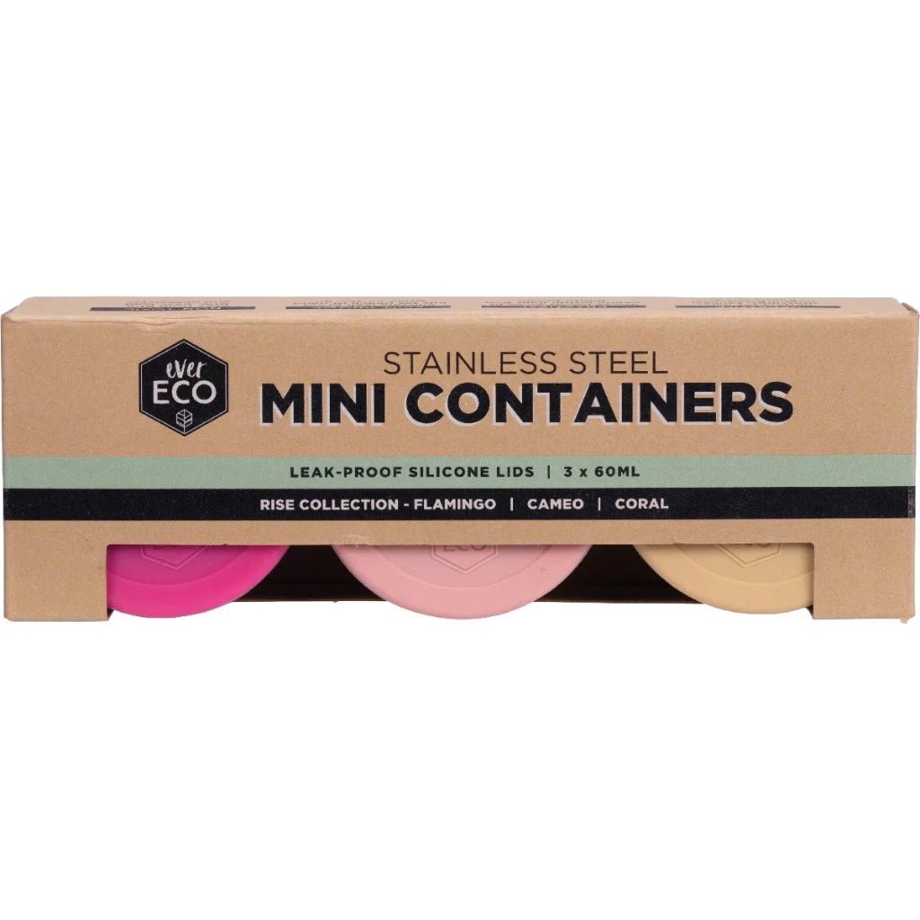 Stainless Steel Mini Containers - Rise Collection
