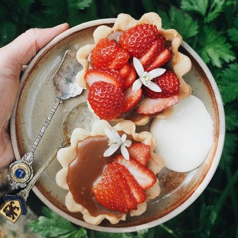 Salted Caramel Tarts from Seasoned by Casey Lister