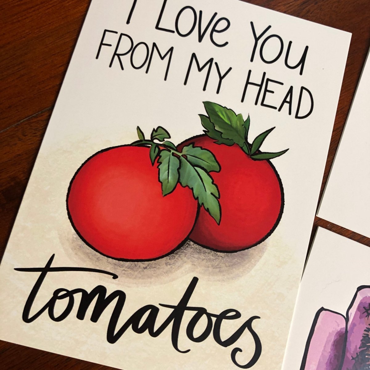 Greeting Card by Sarah Davies - Tomatoes Design