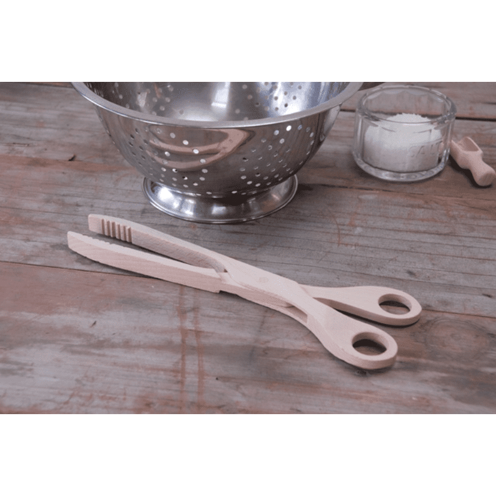 Scissors Tongs - Wooden