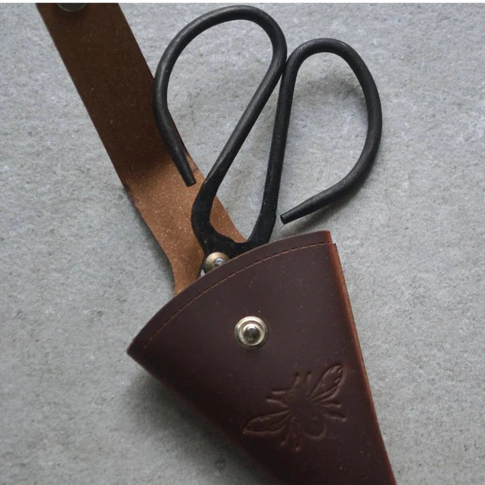 Metal Scissors in Leather Pouch, Urban Revolution.