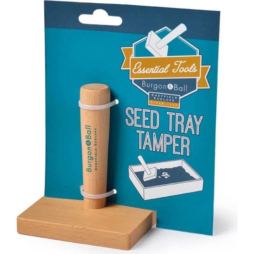 The Seed Tray Tamper, from Burgon &amp; Ball, with Packaging