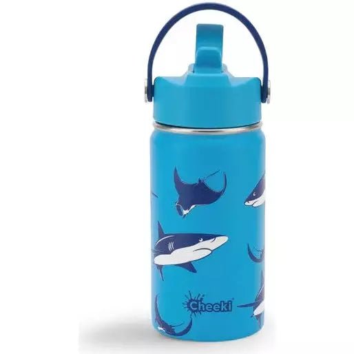 Cheeki 400ml Insulated Little Adventurer Bottle - Sharks
