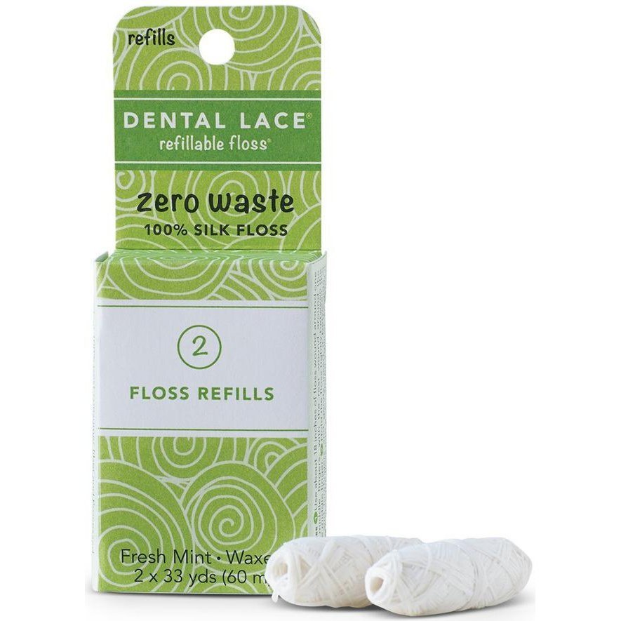 Dental Lace 100% Silk Floss Refills 2 Pack