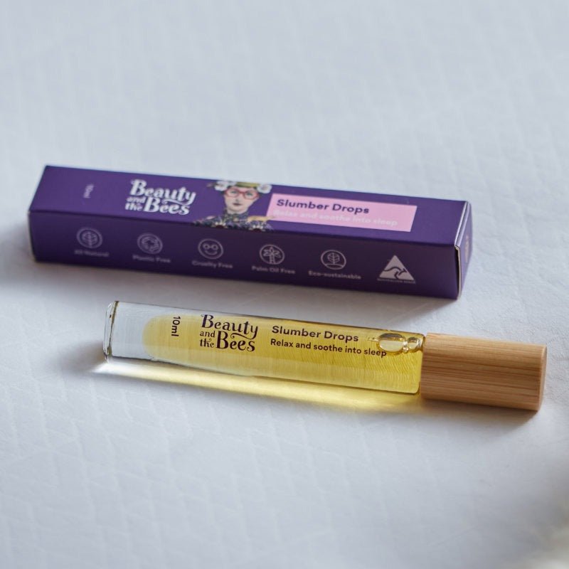Slumber Drops Essential Oil Roller from Beauty &amp; the Bees, Urban Revolution.