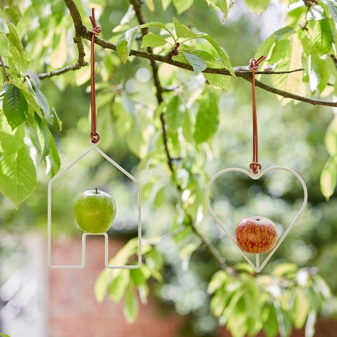 Apple Bird Feeders by Sophie Conran Hanging from Tree