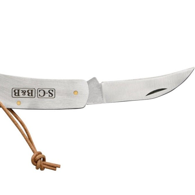 Sophie Conran Stainless Steel Pocket Knife with Brass Pin Detail
