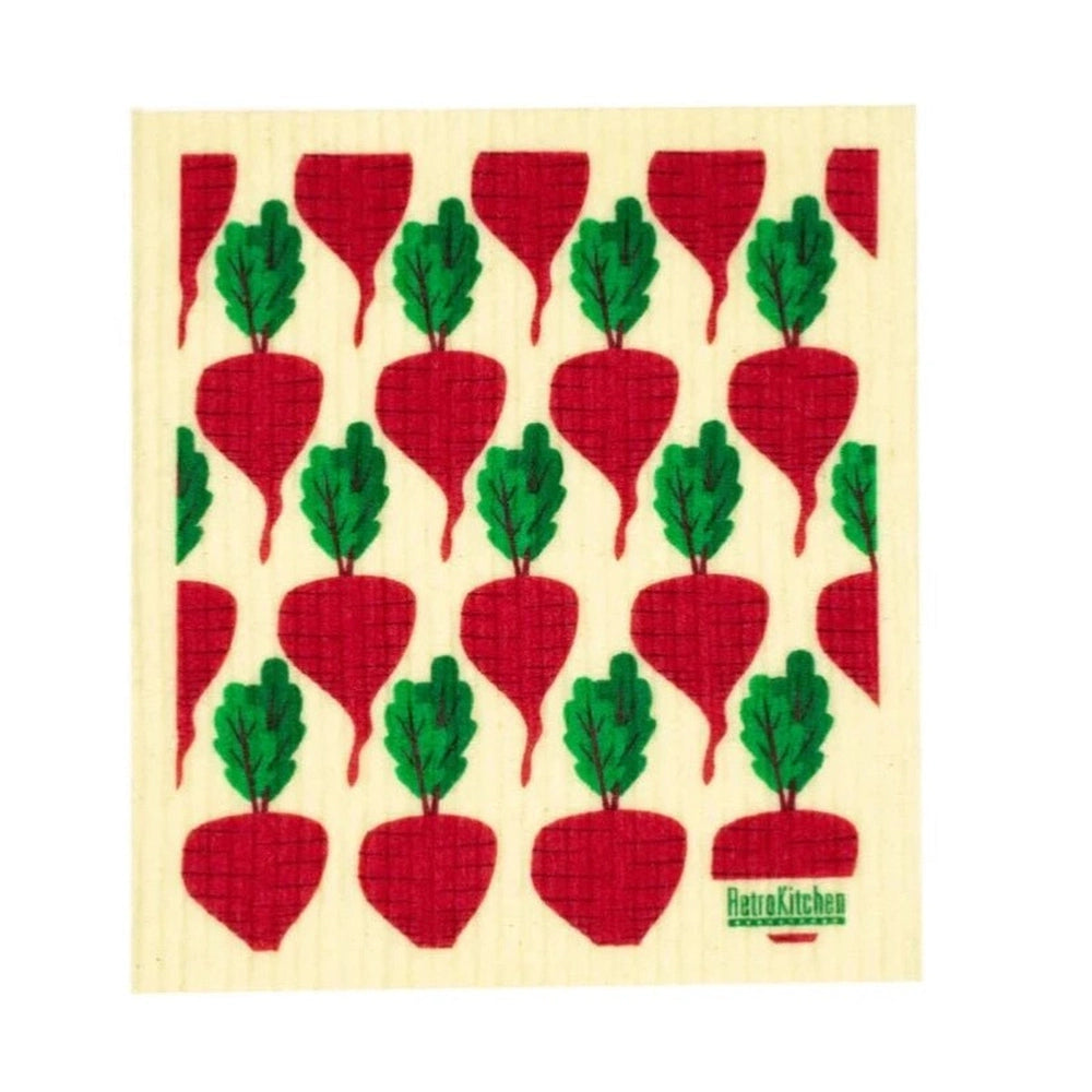 Compostable Sponge Cloths from RetroKitchen, Beetroots