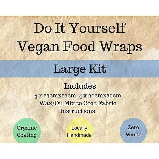 Label Detail for DIY Vegan Food Wraps Kit (Large) from The Family Hub