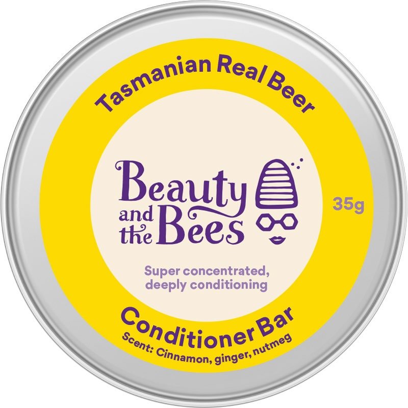 Beauty &amp; the Bees Tasmanian Reel Beer Conditioner Bar in Tin, Urban Revolution.