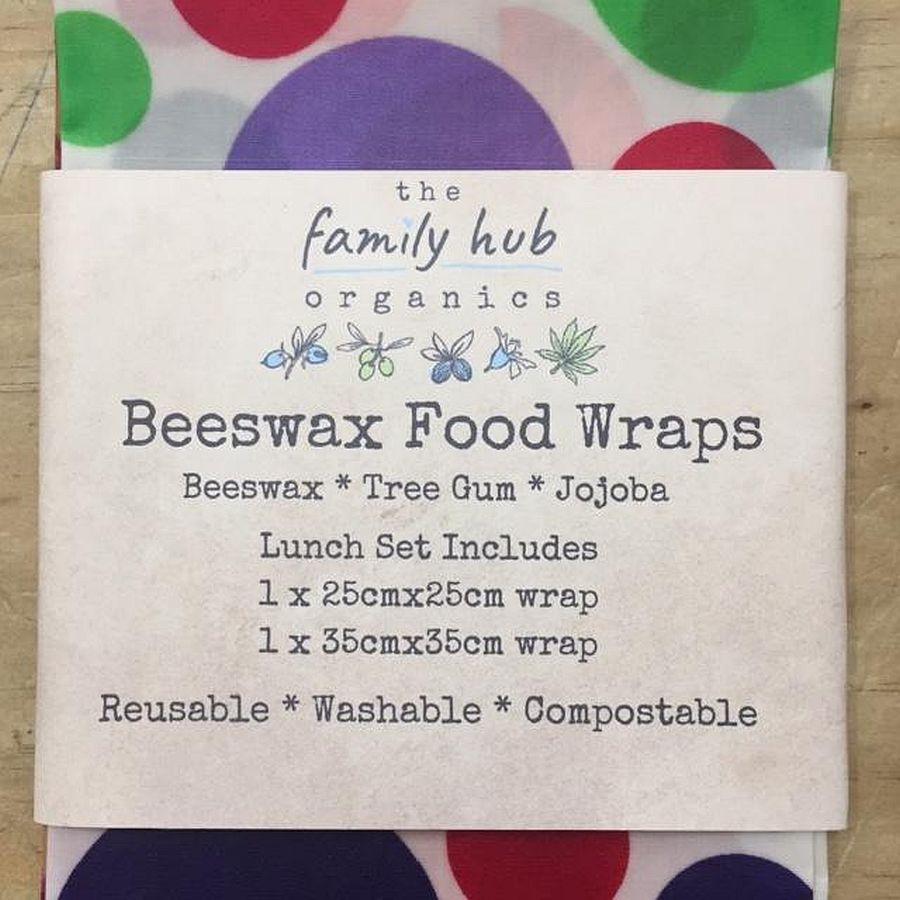 Beeswax Food Wraps from The Family Hub - The Lunchbox Set Media 1 of 6