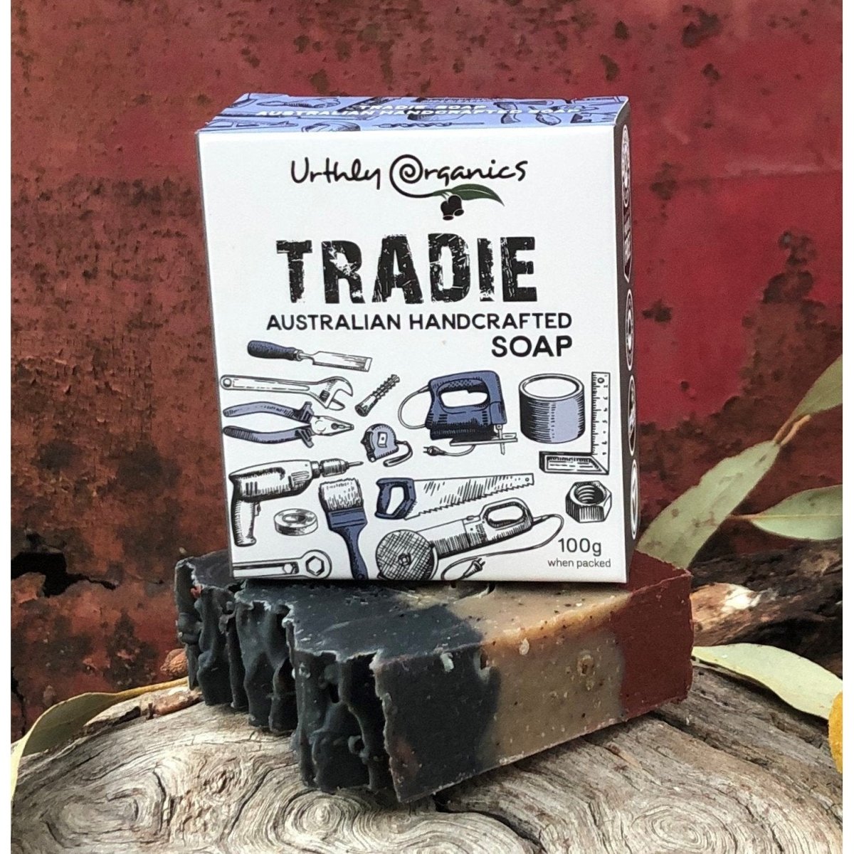 Urthly Organics Australian Handcrafted Tradie Soap, 100g