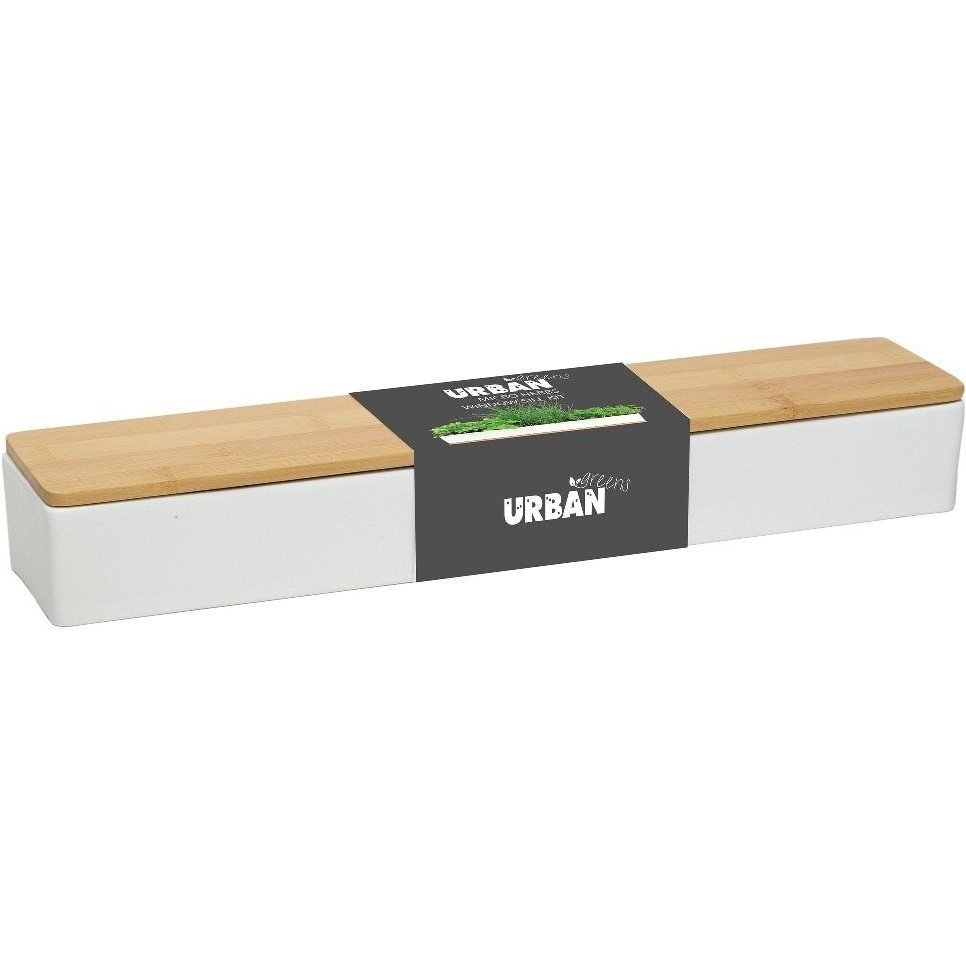 Exterior and Packaging for The Micro-Herbs Window Sill Grow Kit from Urban Greens