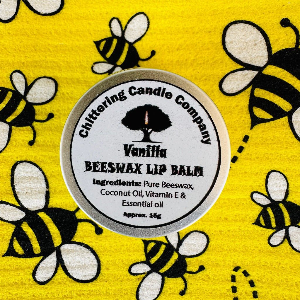 Vanilla Beeswax Lip Balm from The Chittering Candle Co., Urban Revolution.