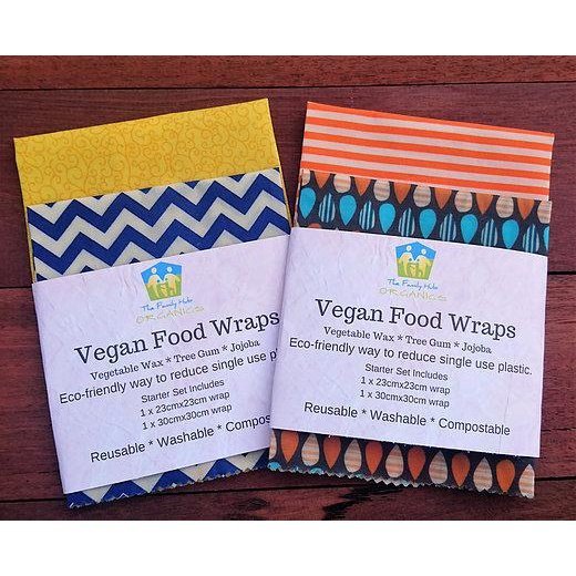 The Vegan Food Wraps (Starter Set) - Various Designs