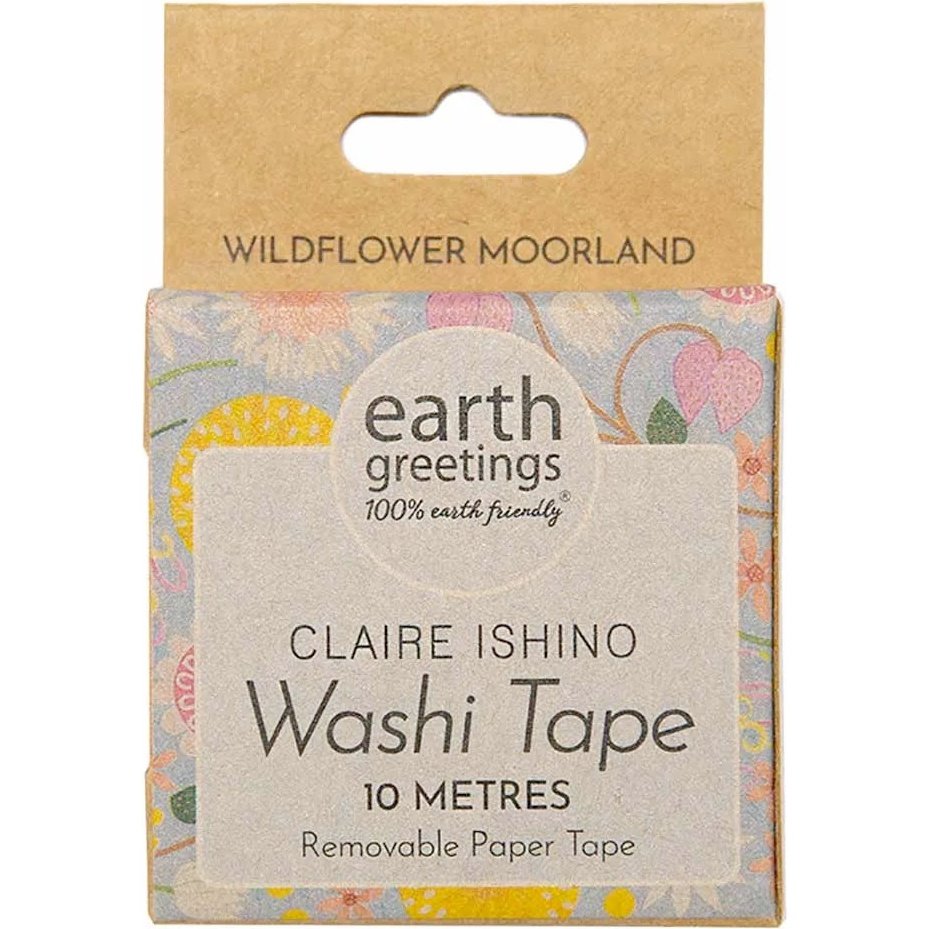 Earth Greetings Washi Tape Wildflower Moorland