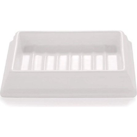 White Ceramic Soap Dish - Sorrento
