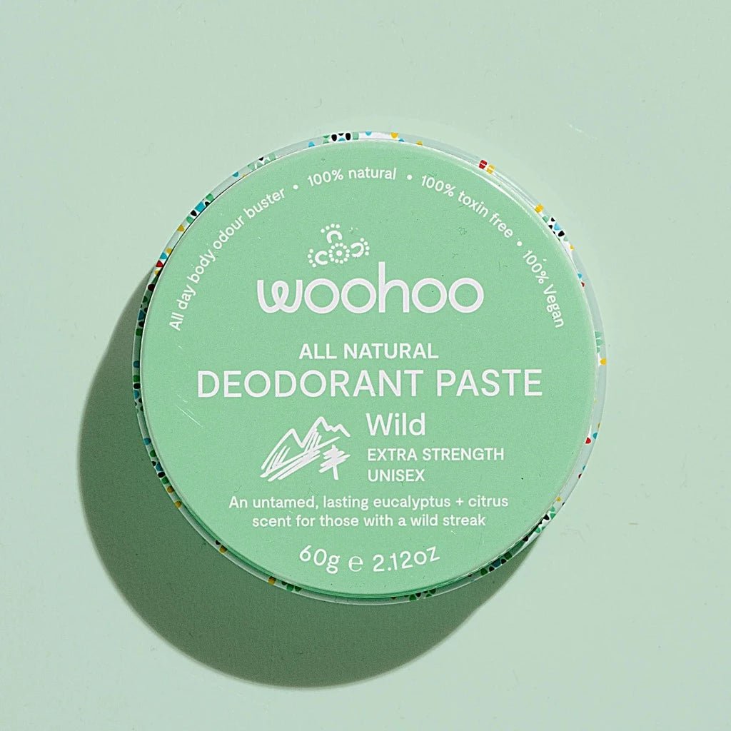 Woohoo Wild Extra Strength Unisex Deodorant Paste in 60g Tin, Urban Revolution.